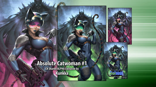 PRE SALE!!! Absolute Catwoman #1 Kunkka Exclusive 4 Book Set