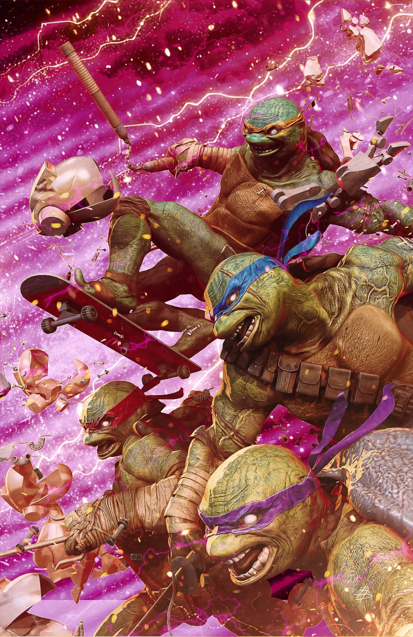 *PRE SALE* TMNT #300 BJORN BARENDS 2 BOOK SET!!!